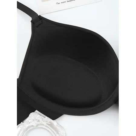 

Solid Seamless Glossy Push Up Bras Comfort Spaghetti Straps Shapewear Bra Women‘s Underwear & Lingerie