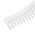 thumbnail image 6 of Unique Bargains Wide Tooth Hair Comb All Purpose Detangling Styling Comb Plastic Silver Tone, 6 of 6