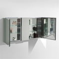 thumbnail image 4 of 50"Wide Bathroom Medicine Cabinet & Mirrors, 4 of 8