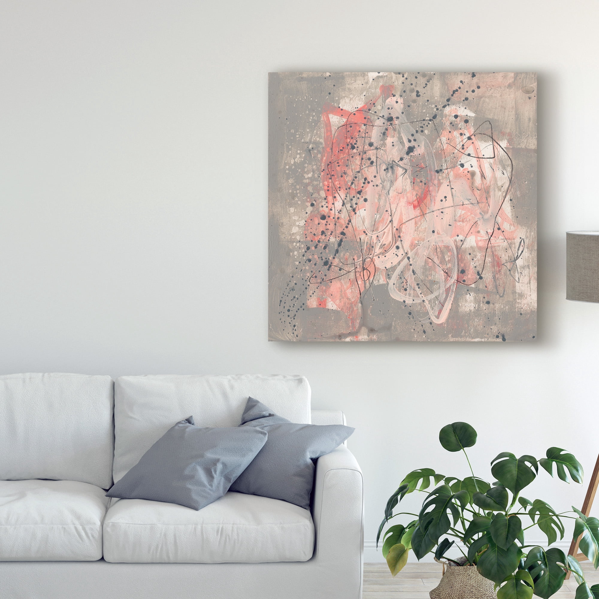 Trademark Fine Art 'Blush Kinesis I' Canvas Art by Jennifer Goldberger