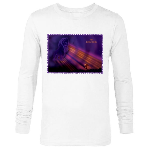 Disney The Lion King 30th Anniversary Mufasa’s Message - Long Sleeve T-Shirt for Men - Customized-White