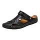thumbnail image 1 of Bmisegm Men's Summer Breathable Hand Sewn Foot Covering Casual Beach Lazy PU Foreign Trade Sandals Summer Black 10, 1 of 5