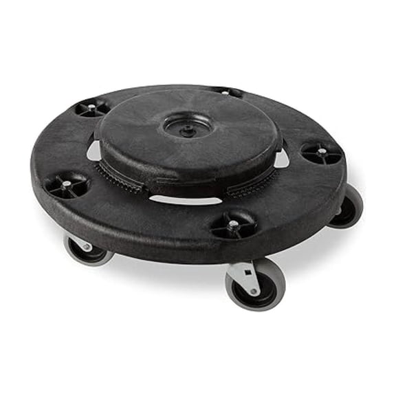 Products BRUTE Dolly Black Fits 20 gallon, 32 gallon, 44 gallon, and 55 gallon BRUTE Containers, for Restaurants/Back of House/Offices/Warehouses/Airports/ Environments