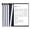 Black, variant on Rotatable A4 Pull File Folder, Transparent Telescoping Document Report Clip, Thick Waterproof Paper Organizer for Contracts, Test Papers and Office Filing