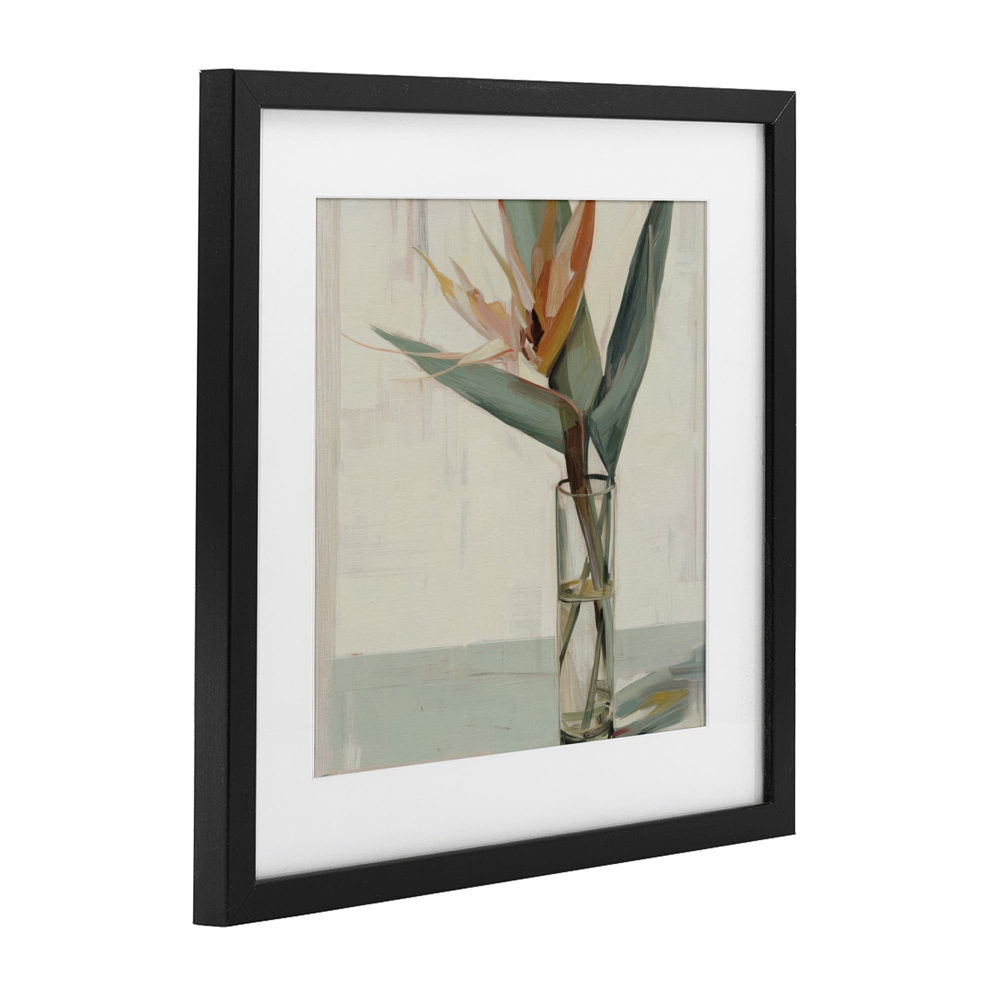 Stupell Industries Exotic Island Bloom Black Framed Print Under Glass, design by Svetlana Aleynikova
