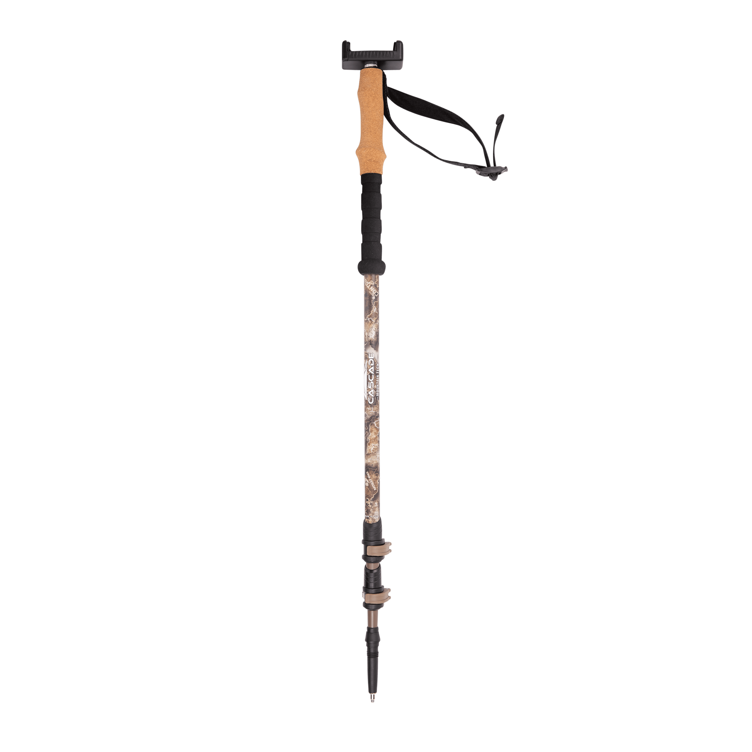 Cascade Mountain Tech Mossy Oak Elements Contour Pattern Carbon Fiber Monopods