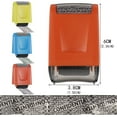 thumbnail image 2 of Qweryboo 3Pcs Identity Protection Roller Stamps, Identity Prevention Theft Stamp Wide Rolling Security Stamp for Privacy Protection, ID Blockout and Address Blocker(Red+Blue+Yellow), 2 of 6