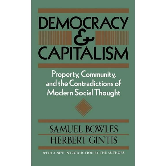 Democracy and Capitalism, (Paperback)
