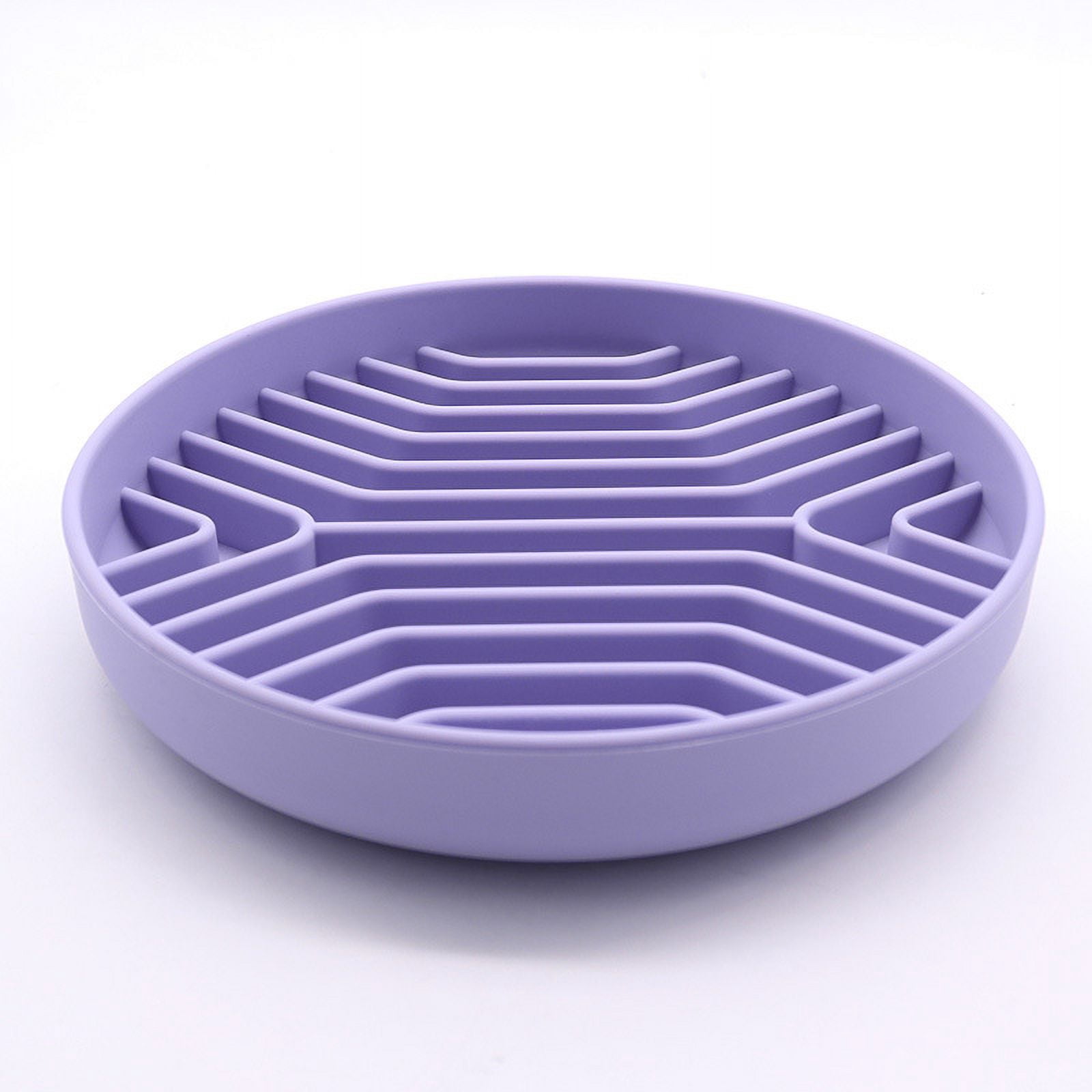 Silicone Pet Slow Feeder Bowl Anti-Choking Anti-Vomit Non-Slip Mat For Dogs Cats Fast Eaters Mealtime Training