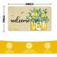 thumbnail image 3 of Summer Door Mat,Lemon Yellow Indoor Outdoor Non-Slip Summer Doormat,Entryway Front Porch Summer Welcome Door Mats for Entrance Decor 30" x 17", 3 of 6
