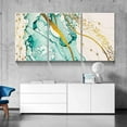 thumbnail image 4 of 3 Panel Beauty Portrait Canvas Wall Art,Marilyn Monroe,Audrey Hepburn and Brigitte Bardot with Colorful Bubble Gum Picture Prints Wall Decor, Idol Art Deco for Living Room - 12"x16"x3 Panels, 4 of 5