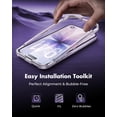 thumbnail image 3 of UNBREAKcable Screen Protector for iPhone 17 3-Pack, Tempered Glass 9H Anti‑Scratch, Bubble Free Install with Alignment Frame, HD Clear, Case Friendly, 3 of 9
