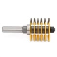 thumbnail image 4 of Router Bits, High Hardness YG6 Alloy And Carbon Steel Router Bit, Solid Wood For Trimming, 4 of 7