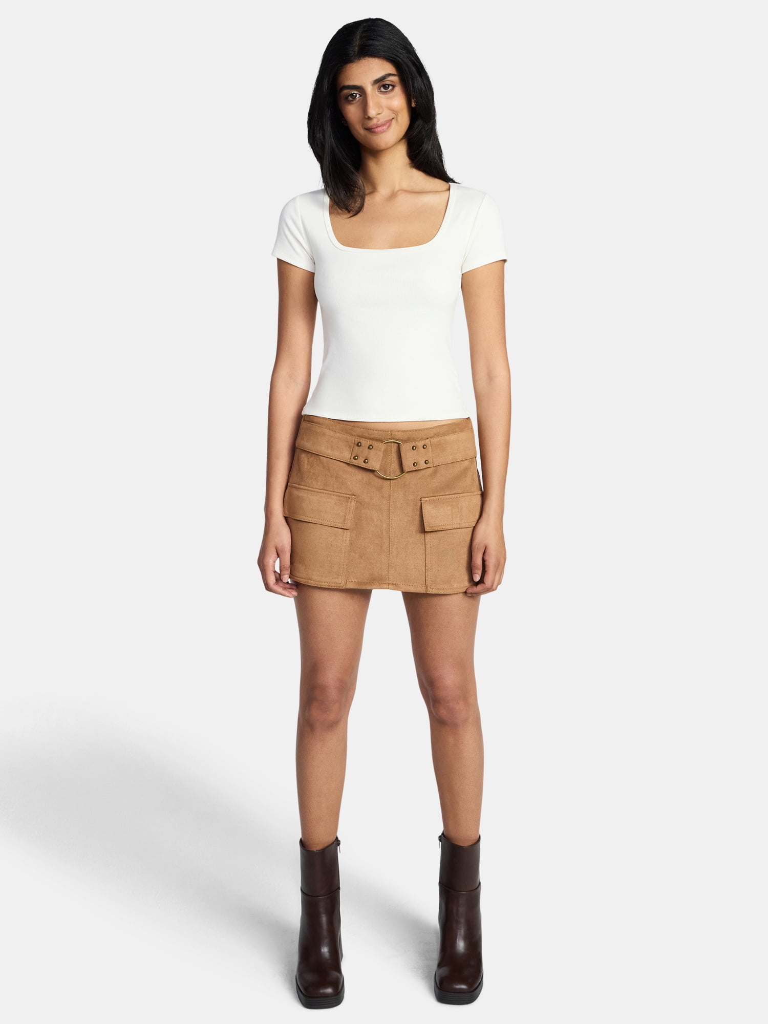 Madden NYC Women's Buckle Skort, Sizes XXS-XXL