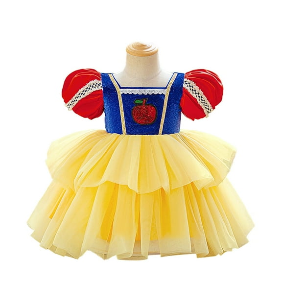 Fantasy Cosplay Baby Girl Dress Princess Tutu Dresses Christening Party Birthday Clothes