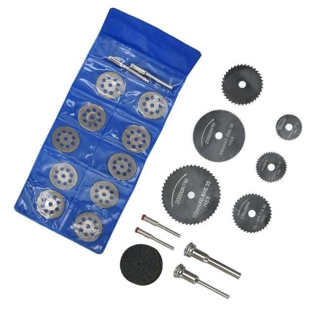 Roues de Coupe Diamant, Ensemble de 32 Pcs Disques de Coupe en Résine Kit de Roues de Coupe Design Épuré