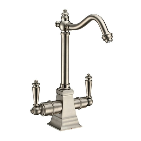 Whitehaus Point Of Use Kitchen Faucet In Brushed Nickel Finish WHFH-HC2011-BN