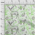 thumbnail image 2 of oneOone Cotton Poplin Light Green Fabric Animal Sewing Craft Projects Fabric Prints By Yard 42 Inch Wide, 2 of 4