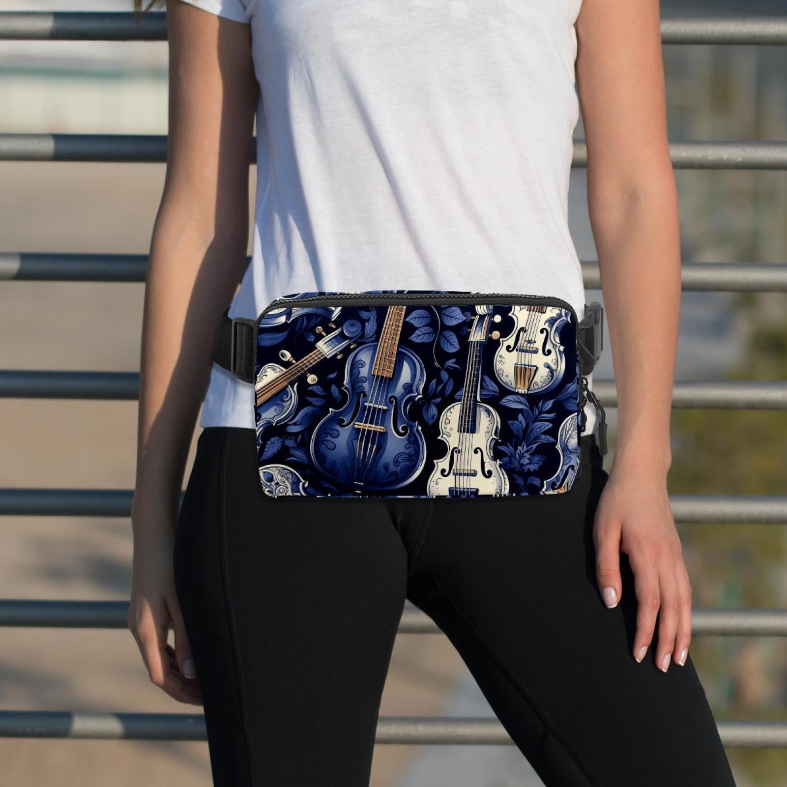Musical instrument Lightweight Adjustable Fanny Pack with Extension Strap - Unisex Waist Bag