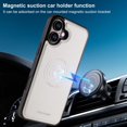 thumbnail image 3 of Decase Magnetic PU Leather Wallet Phone Case for iPhone 16, RFID Blocking, Mag-Safe Compatible, 2-in-1 Removable Card Holder,Shockproof Flip PU Leather Phone Cover,White, 3 of 8