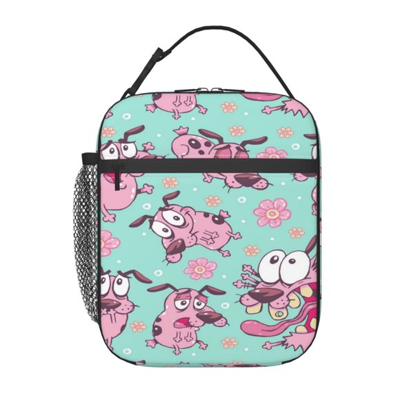 Courage The Cowardly Dog Lunch Bag Portable Lnsulation Lunch Box-SYS471