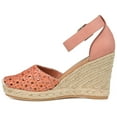 thumbnail image 3 of Journee Womens Sierra Wedge Heel Espadrille Sandals, 3 of 10