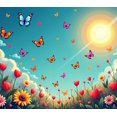 thumbnail image 4 of Colorful Nature Birds Banner Backdrop for Parties Events Photography Props Decorations Garden Party Supplies Outdoor Scenery Background, 4 of 4