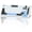 White & Blue - Brown Switch, variant on MageGee 75% Mechanical Gaming Keyboard, Red Switches, EVA Foam, Knob Control, STAR75 Portable NKRO