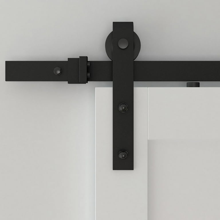 Soft Closed Satin Brass PVD Rolling Barn Door Hardware Kit with 2-3/4 in. Wheel Soft Closed Satin Brass PVD Rolling Barn Door Hardware Kit with 2-3/4 in. Wheel