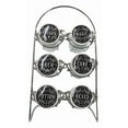 thumbnail image 3 of Wicca Kitchen Witch Alchemy Apothecary Jar Spice Metal Rack With 6 Glass Jars, 3 of 10