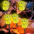 thumbnail image 4 of HomeKingdee Solar Jack O Lantern Stake String Lights - Halloween Pathway Decor for Outdoor Halloween Yard Display, 4 of 6