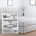 thumbnail image 3 of UBMOVE Plastic Bags Mattress Storage  And Moving Bags, King - Breathable (2 Pack), 3 of 6