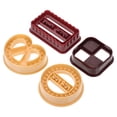 thumbnail image 1 of GOOHOCHY 2 sets Cookie DIY Moldes Moldes de pastel de plástico Cortadores de galletas creativos DIY Fondant Molde, 1 of 7
