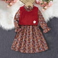 thumbnail image 3 of Owordtank Baby Girl Clothes Toddler Dresses Infant Fall Winter Outfits Little Coat Princess Cardigan Dress Set, 3 of 8