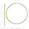 thumbnail image 3 of 14K Yellow Gold 72mm x 1.5mm Round Endless Hoop Earrings, 3 of 7