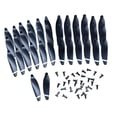 thumbnail image 4 of 32 hélices para drones, accesorios para drones, actualización, instalación sencilla y compacta, reparación y reemplazo con tornillos para L900GPS, 4 of 8