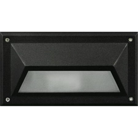 

Dabmar Lighting DSL1027-B 7W & 120V PL7 Hooded Step Light - Black