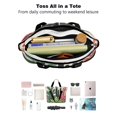 thumbnail image 4 of Tote Bag for Women - Cute Cactus Shoulder Bag - Large Utility Work Duffle Bag with Zipper Handbag for Travel, Work, Sprots, 4 of 5