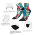 thumbnail image 5 of Pofeuu Japanese Koi Print 30cm Socks, Adult Running Hiking Socks for Youth and Adult, 5 of 7