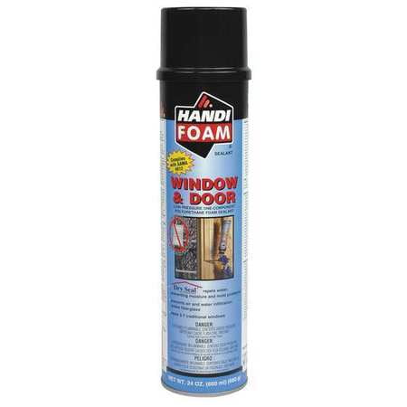 HANDI-FOAM P30272 24 oz. Crème Polyurethane Hand Foam Window and Door (Best Way To Cut Polyurethane Foam)
