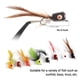 thumbnail image 3 of Ganchos de Lubina de Popper Pesca Con Mosca Señuelos de Popper para Luna Azul Crappill Bajo Pan Topwater Pesca Con Mosca 10 PCS, 3 of 7