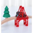 thumbnail image 4 of Puentes De Tren De Madera 3 Puentes Colgantes Accesorios De Vías De Tren De Madera Vías De Tren De Madera Vías De Tren Compatibles Con Todas Las Principales Marcas Juguetes De Madera Para Niñas Y Niño, 4 of 5