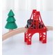 thumbnail image 4 of Puentes De Tren De Madera 3 Puentes Colgantes Accesorios De Vías De Tren De Madera Vías De Tren De Madera Vías De Tren Compatibles Con Todas Las Principales Marcas Juguetes De Madera Para Niñas Y Niño, 4 of 5
