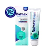 Balmex AdultAdvantage Bprotected Skin Relief Healing Cream, with Zinc Oxide Barrier Cream Protection + Skinshield Soothing Botanicals for Adult Incontinence, Adult Rash and Bed Sores, 3oz (Pack of 3)