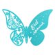 thumbnail image 1 of 100 Uds. Para tarjetas de lugar de papel con nombre de número de mariposa, copa de vino, tarjeta Eid Mubar, 1 of 5
