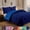 Navy/Aqua, variant on Elegant Comfort Reversible Down Alternative Comforters Set, Soft Microfiber All-Season Bedding, Lightweight Wrinkle & Fade Resistant Comforter with Shams, Full/Queen, Red/Gray