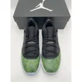 thumbnail image 3 of Ni - ke Mens Size 13 - Air Jordan 11 Retro Low Green Snakeskin Black (528895-033) NEW!, 3 of 5