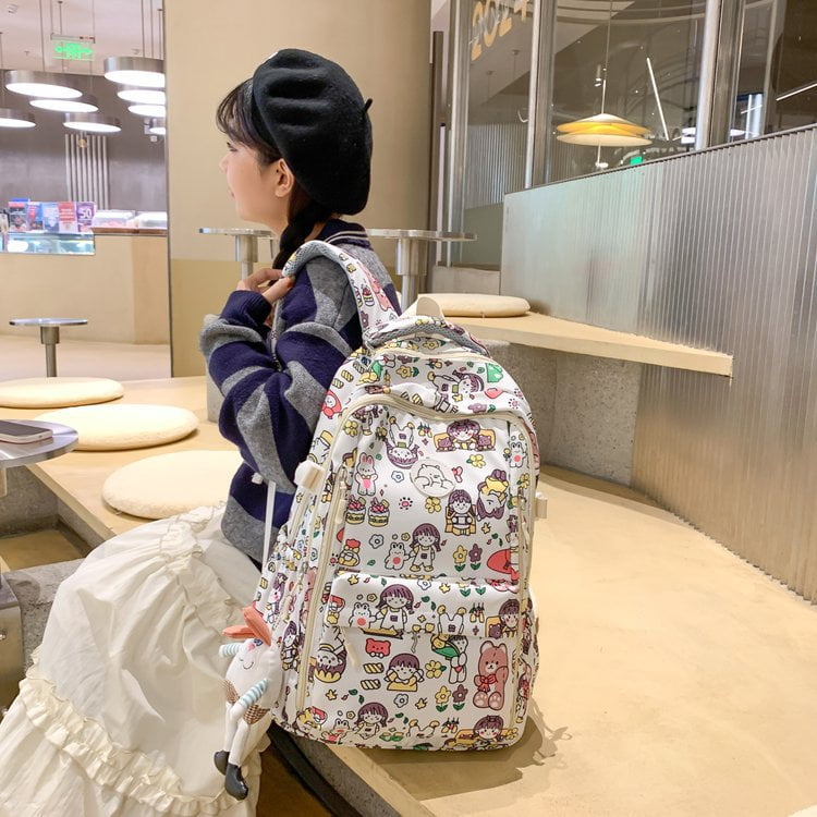 Backpack for female junior high school students primary school students third to sixth grade middle school students school bags college students