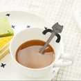 thumbnail image 5 of Flash Deals! Huayishang Coffee Scoop Black-Stainless Steel Coffee Spoon Hanging Cup Design Cat Head Stirring Spoon Office Wedding Gift Spoon Dessert Spoon E, Kitchen Essentials Clearance Sale, 5 of 7