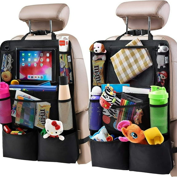 Car Seat Organizer - 2PK Black